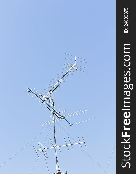 Antenna In The Blue Sky