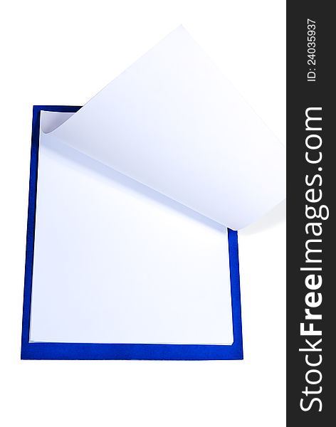 Medical folder with paper