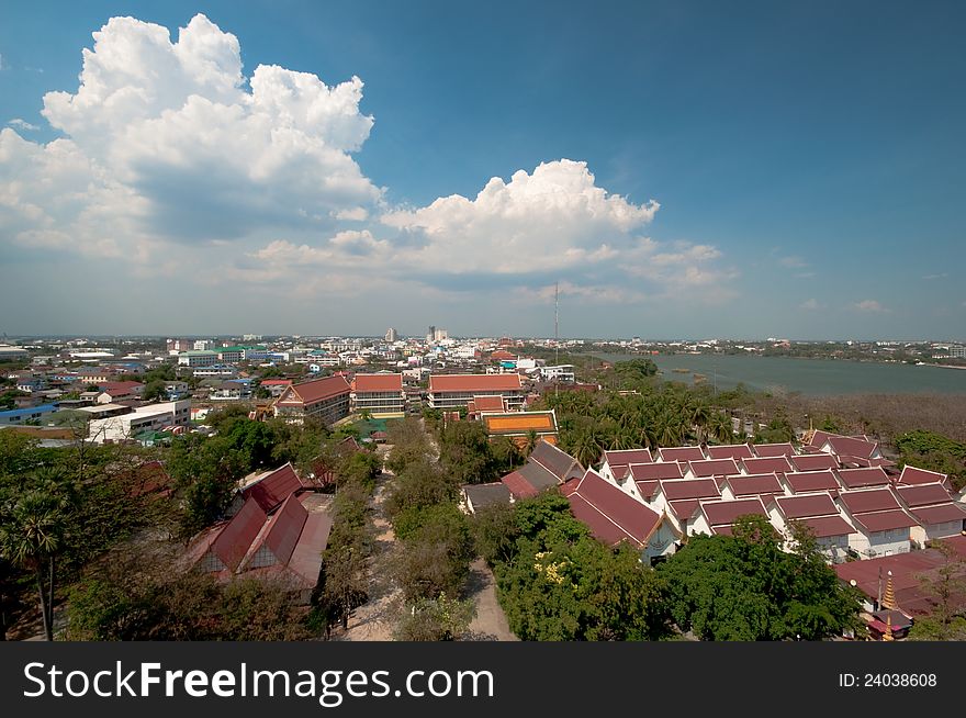 Landscape of Khonkaen province, Thailand