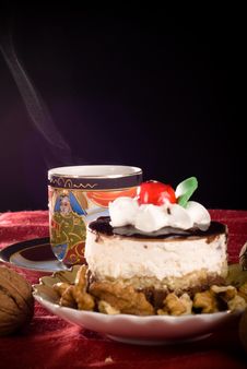 Cake And Coffe Stock Images Cake And Coffe Stock Images