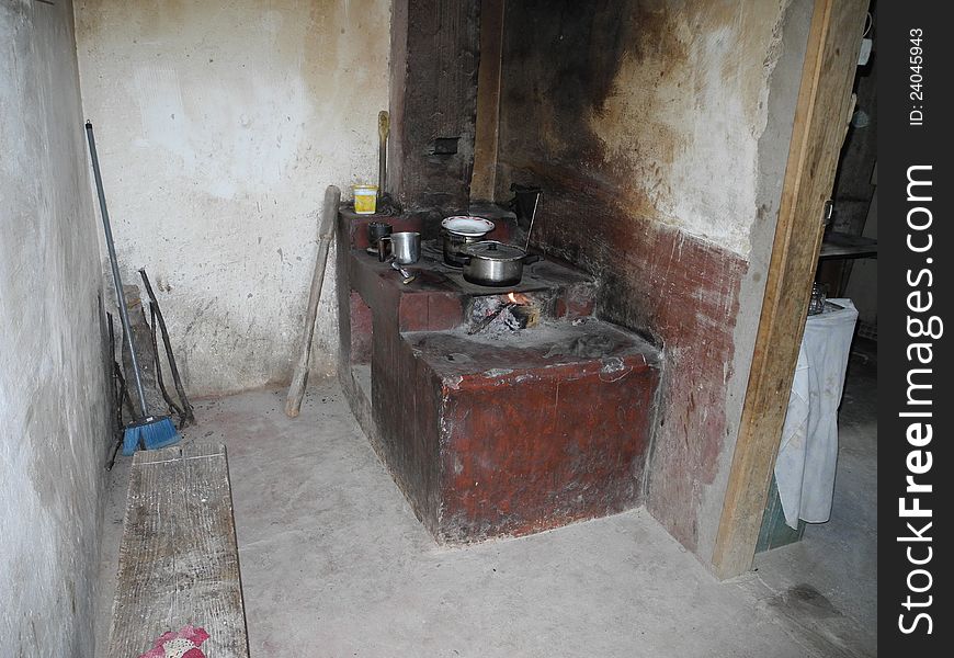 Inside a very humble kitchen, a heart in a far place of Brazil.

On the brazilian rural homes the hearth is considered an integral part of a home, often its central or most important feature.