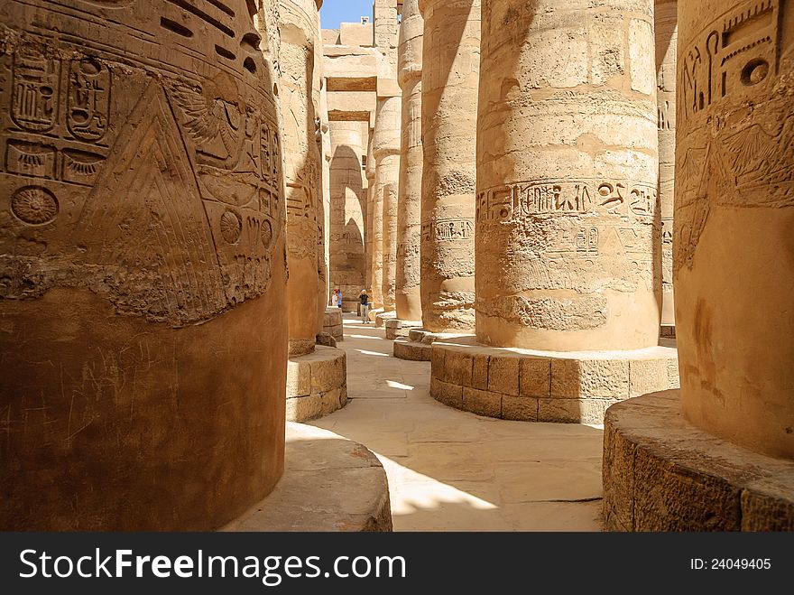 Karnak Temple of Ramses, Luxor, Egypt