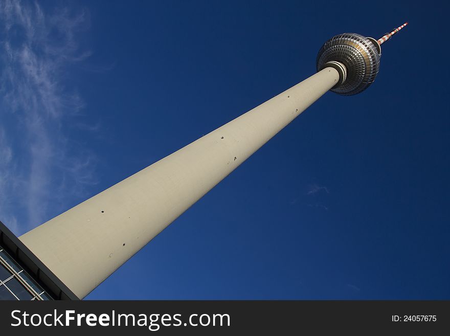 The wonderfull berlin tower with good sky. The wonderfull berlin tower with good sky