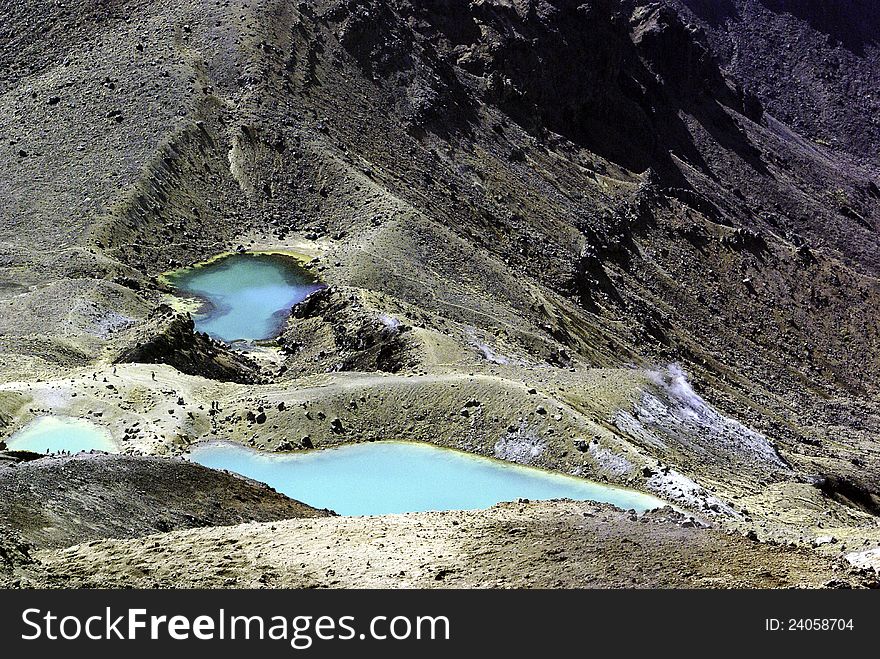 Lakes on the Tongrario Alpine Crossing. Lakes on the Tongrario Alpine Crossing