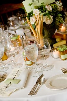 Wedding Table Details Royalty Free Stock Image Wedding Table Details Royalty Free Stock Image