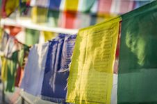 Closeup Of Tibetan Prayer Flags Royalty Free Stock Photo Closeup Of Tibetan Prayer Flags Royalty Free Stock Photo