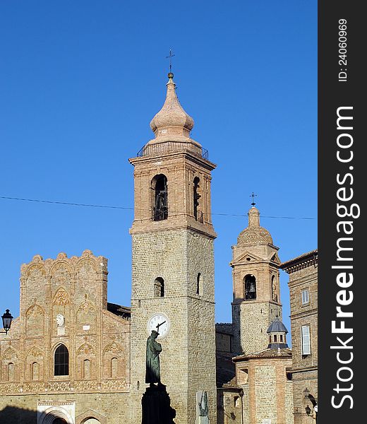 San Ginesio. Region Marche, Italy
