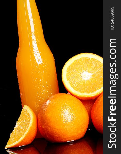 Fresh orange drink