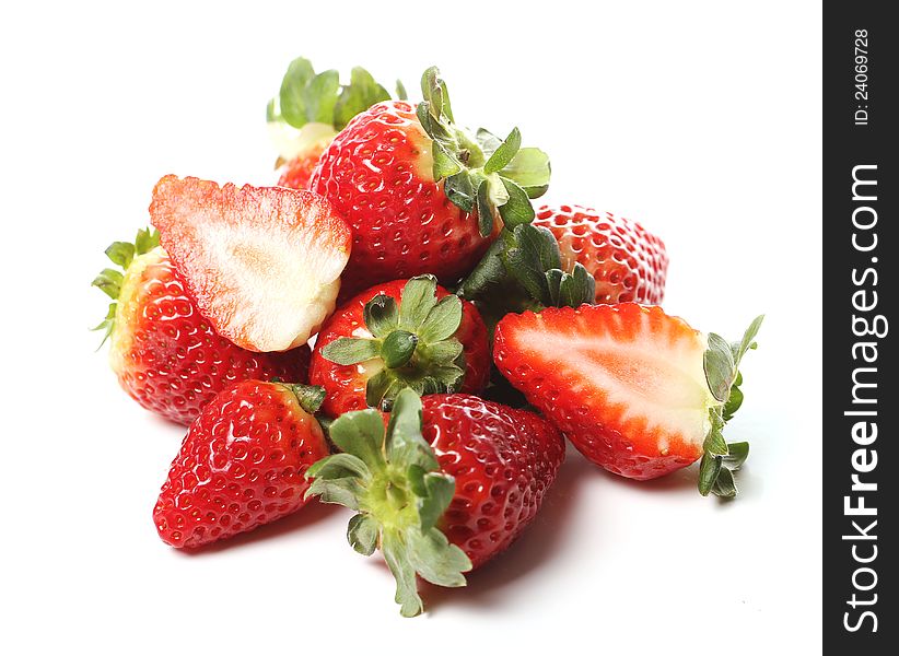 Close up of fresh strawberry