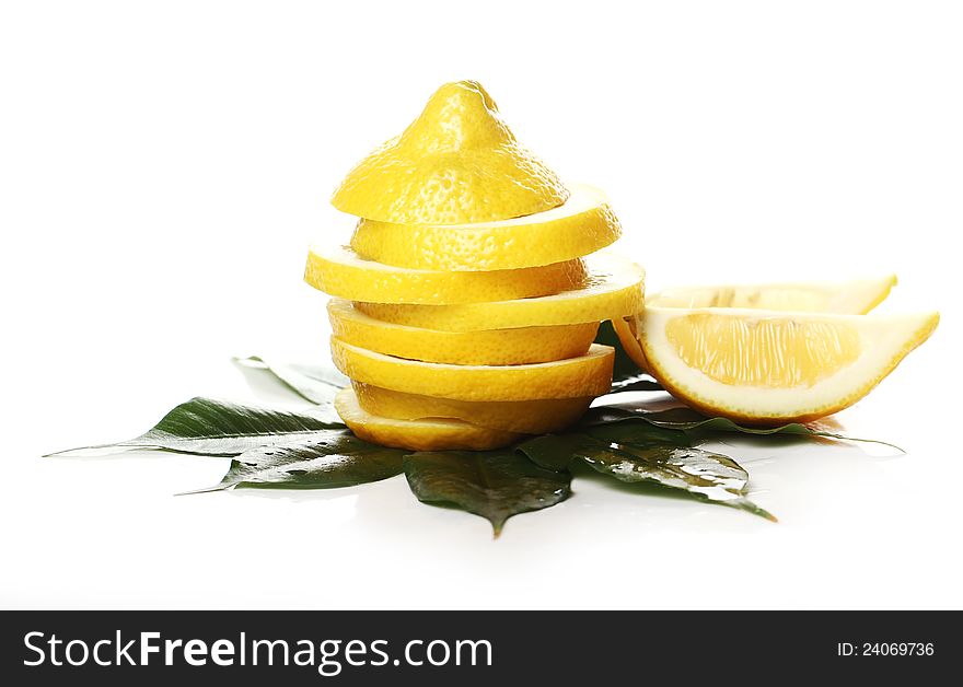 Close up of fresh lemons. Close up of fresh lemons