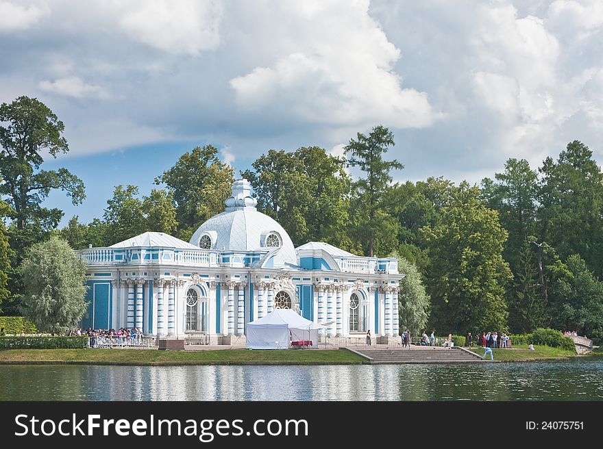 Russia. Tsarskoe Selo. Pavilion Grotto