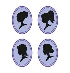 Women Silhouettes Royalty Free Stock Images Women Silhouettes Royalty Free Stock Images