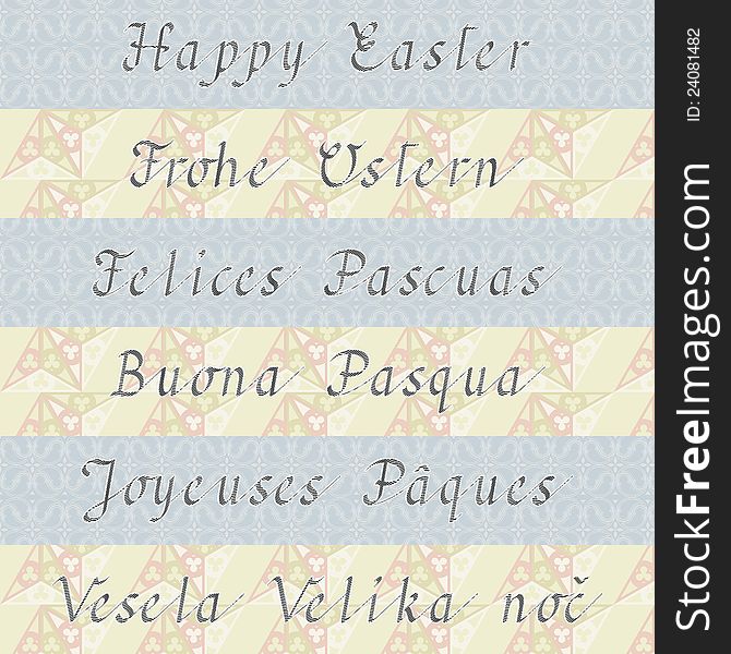 Happy Easter &x28;in Six Different Languages&x29;