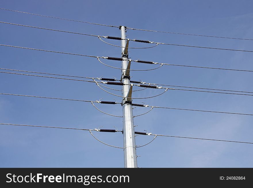 Transmission Lines and a Pylon