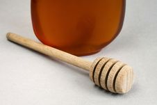Wooden Honey Stick Stock Photos Wooden Honey Stick Stock Photos