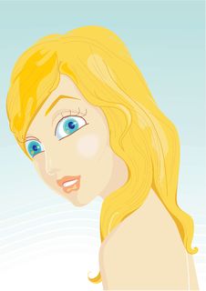 The Blondy Girl Stock Photo The Blondy Girl Stock Photo