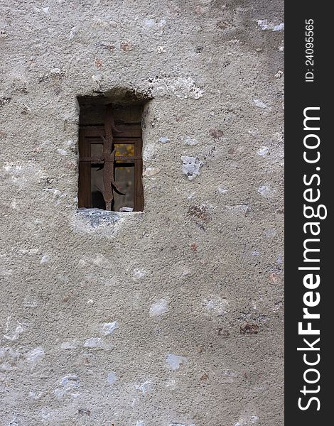 Small window at Village in Grenoble.