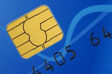 Credit Card With Chip Royalty Free Stock Photography