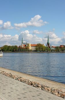 Daugava Riverbank Stock Images Daugava Riverbank Stock Images
