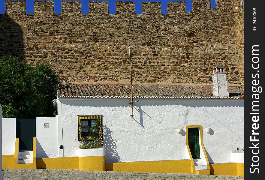 House of Portugal, Terena village in alentejo region. House of Portugal, Terena village in alentejo region