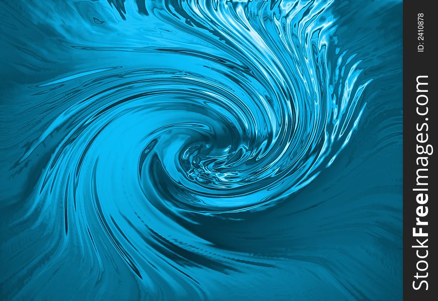 Water twirl texture generated by the computer