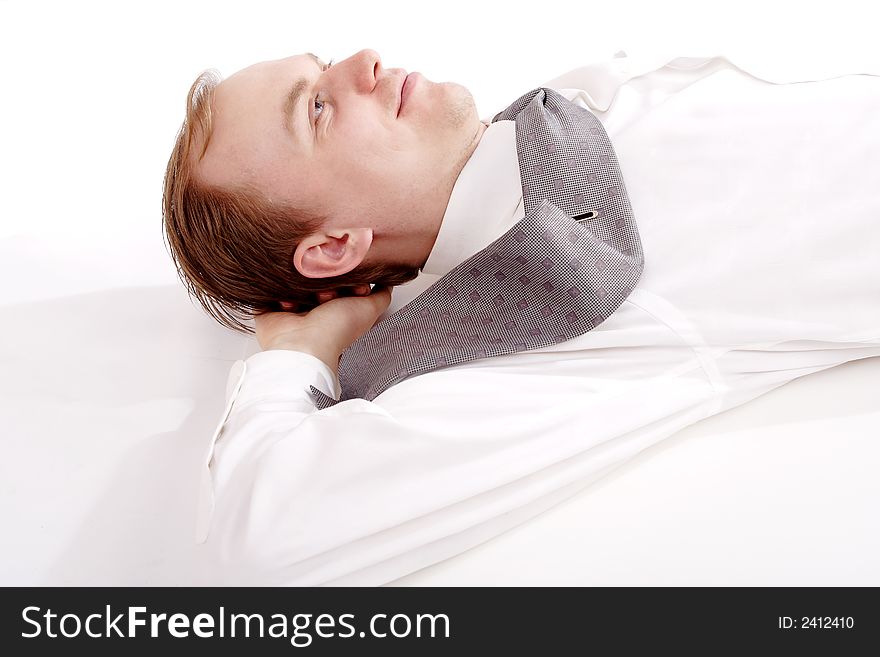 Portrait of a businessman. Shot in studio. Portrait of a businessman. Shot in studio.