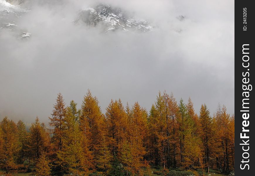 Alps in fall