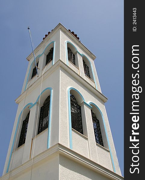Greek church tower