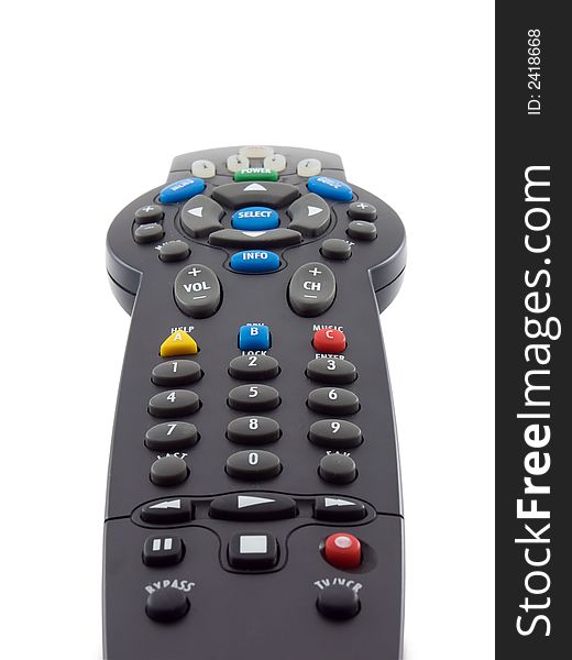 Photo of a remote control isolated on white