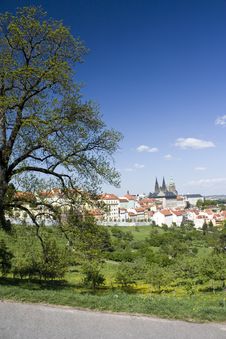 Prague Castle Panorama Stock Images