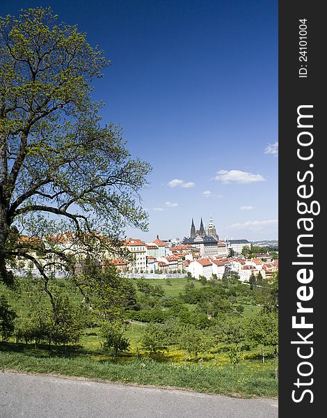 Prague castle panorama