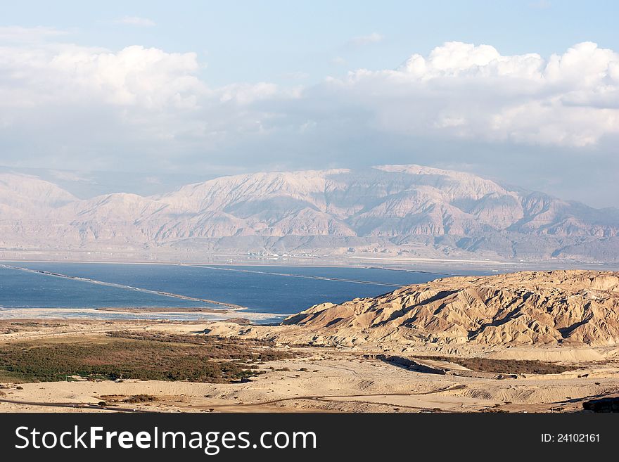 Stone desert landscape in israel travel adventure