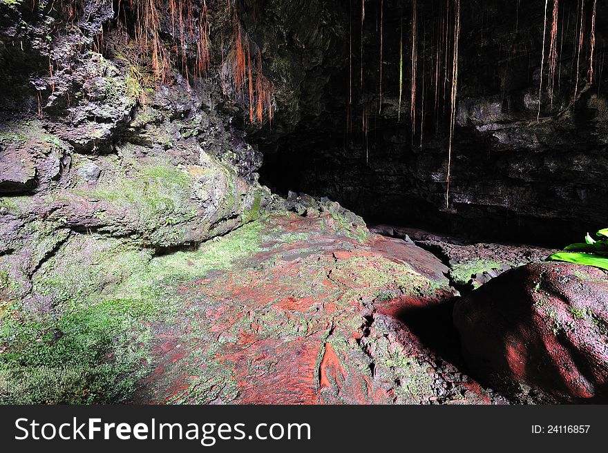 Lava Tubes, Kaumana Caves Country Park, just outside Hilo on Big island , Hawaii. Lava Tubes, Kaumana Caves Country Park, just outside Hilo on Big island , Hawaii