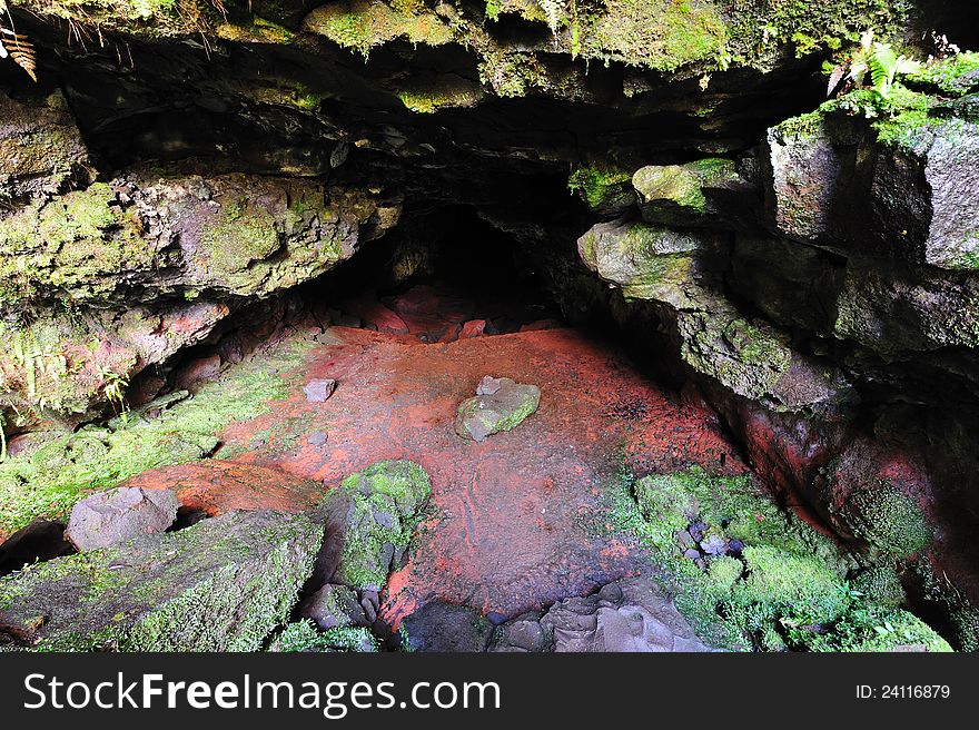 Lava Tubes, Kaumana Caves Country Park, just outside Hilo on Big island , Hawaii. Lava Tubes, Kaumana Caves Country Park, just outside Hilo on Big island , Hawaii