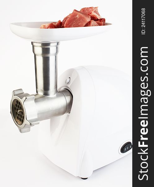 Force-meat and meat grinder