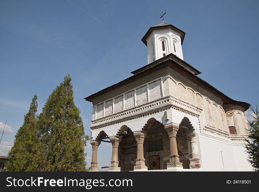 Church of an orthodox monastery found in rural Romania. Church of an orthodox monastery found in rural Romania