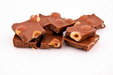 Chocolate And Nuts Royalty Free Stock Photos Chocolate And Nuts Royalty Free Stock Photos