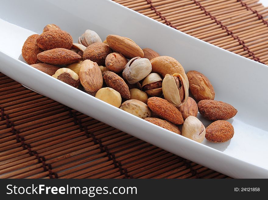 Lebanese Nuts Close Up