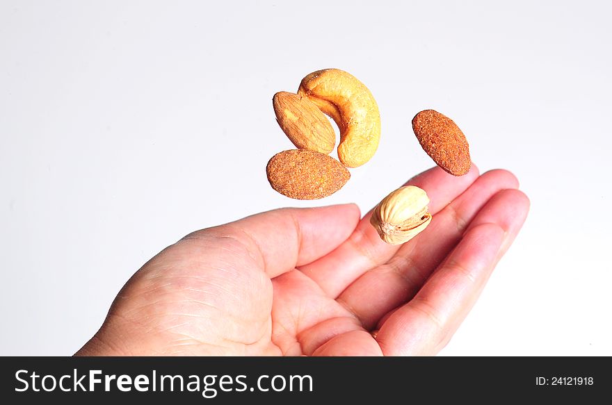 Famous Lebanese nuts which are usually served with drinks. Famous Lebanese nuts which are usually served with drinks.