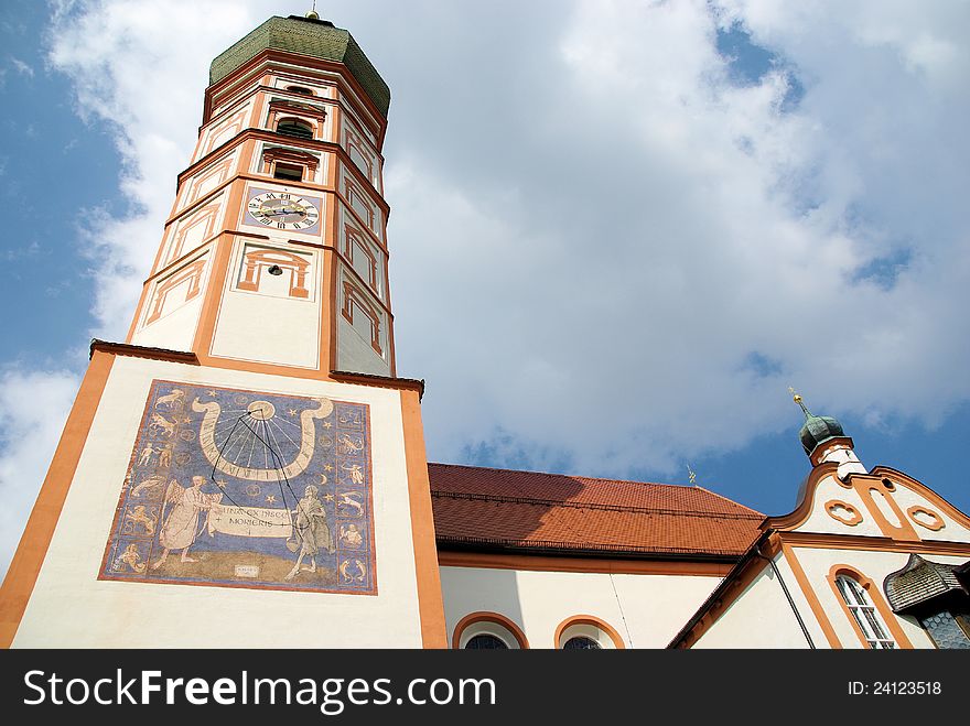 Famous Andechs Abbey in Bavaria, Germany