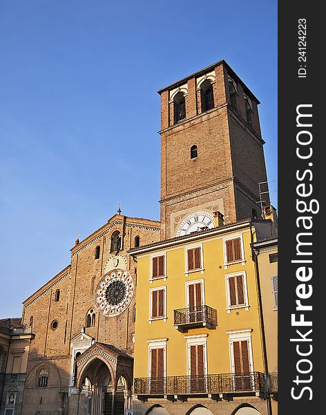 Basilica cattedrale della Vergine Assunta in Lodi, Italy. Basilica cattedrale della Vergine Assunta in Lodi, Italy.