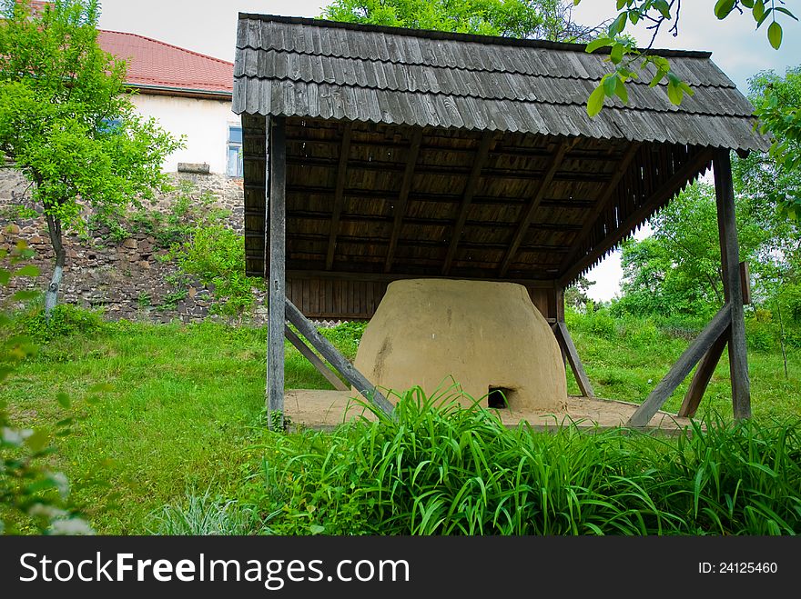 Old Rural Clay Oven