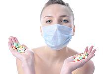 Beautiful Nurse In A Mask Royalty Free Stock Photography Beautiful Nurse In A Mask Royalty Free Stock Photography