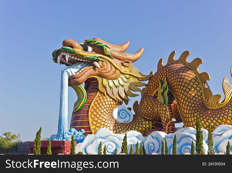 Large Dragon Sculpture