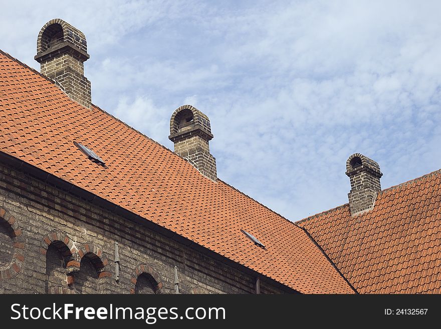 Roof of an old monastery