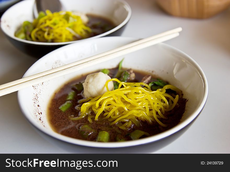 Beef Soup Noodles  Thai