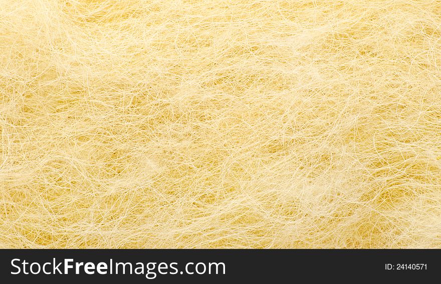 Abstract background with yellow wool. Abstract background with yellow wool