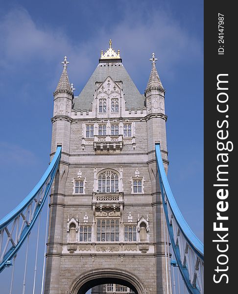 Detail of Tower Bridge, London