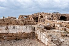 Ruins Of Roman Period In Caesarea Royalty Free Stock Photo Ruins Of Roman Period In Caesarea Royalty Free Stock Photo