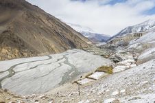 Empty River In Himalaya Royalty Free Stock Image Empty River In Himalaya Royalty Free Stock Image